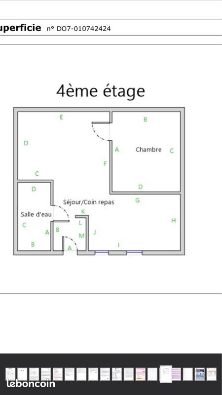 Appartement 1 pièce 22 m² · à Grenoble · 22 m² · 399 €/mois