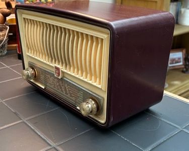 Radio TSF Philips Vintage 1957 - Modifiée Bluetooth - Fabriquée En France