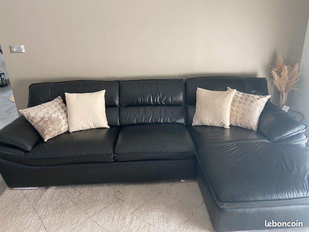 Fauteuil en cuir (image 1)