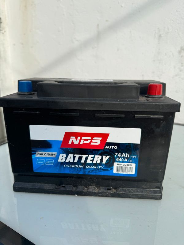 Batterie NPS 12v 74ah 640A - Équipement auto