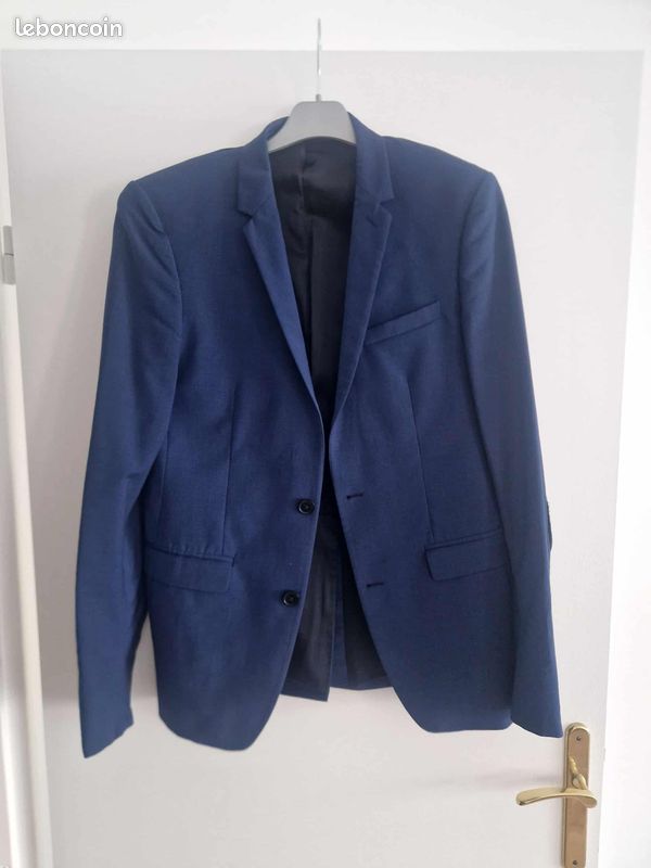 Veste de costume blazer Celio Club coupe slim, taille 48 M Vêtements