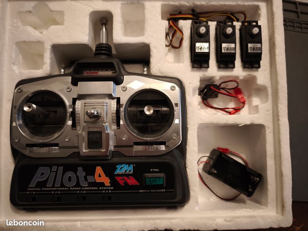 Télécommande radio avec récepteur - modélisme - T2M PILOT 6X - Modélisme