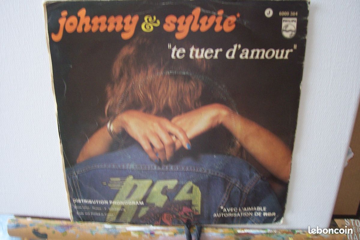 Deux 45 tours johnny et sylvie vartan ou au choix année 1971 (image 3)