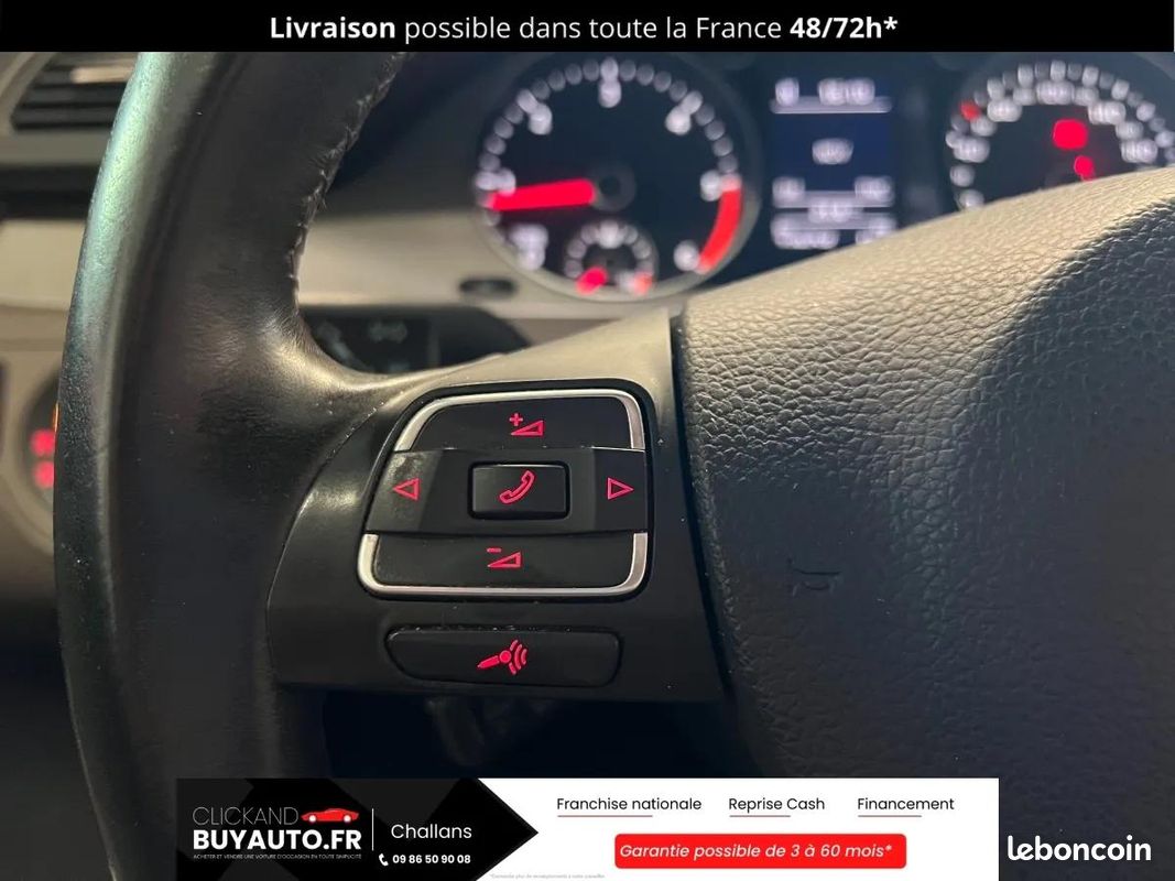 Volkswagen Passat 2.0 TDI 140 CV / SUIVI D'ENTRETIEN COMPLET / DITRIBUTION, VIDANGE FAITE / GARANTIE (image 16)