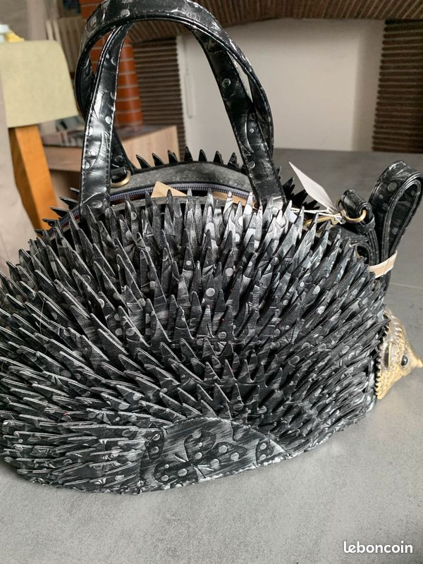 Laura Vita Sac A Main Herisson Besson Porcupine In Hand Handbag