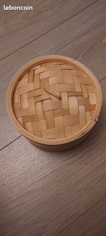 Panier vapeur asiatique bambou (image 1)