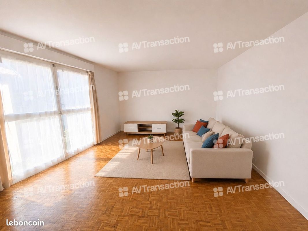 T3 de 57 m² – Rénové - 2 chambres – TRAM T1 -T4 ET T6 (image 1)