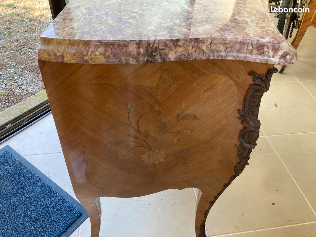 Ensemble louis xv commode et chevets (image 3)