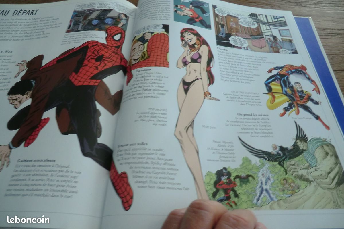 Gros album bd comics spiderman l 'encyclopédie de l 'araignée preface de stan lee (image 8)