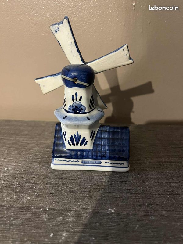 Moulin à vent miniature Delft bleu et blanc – Delfts Holland (image 3)