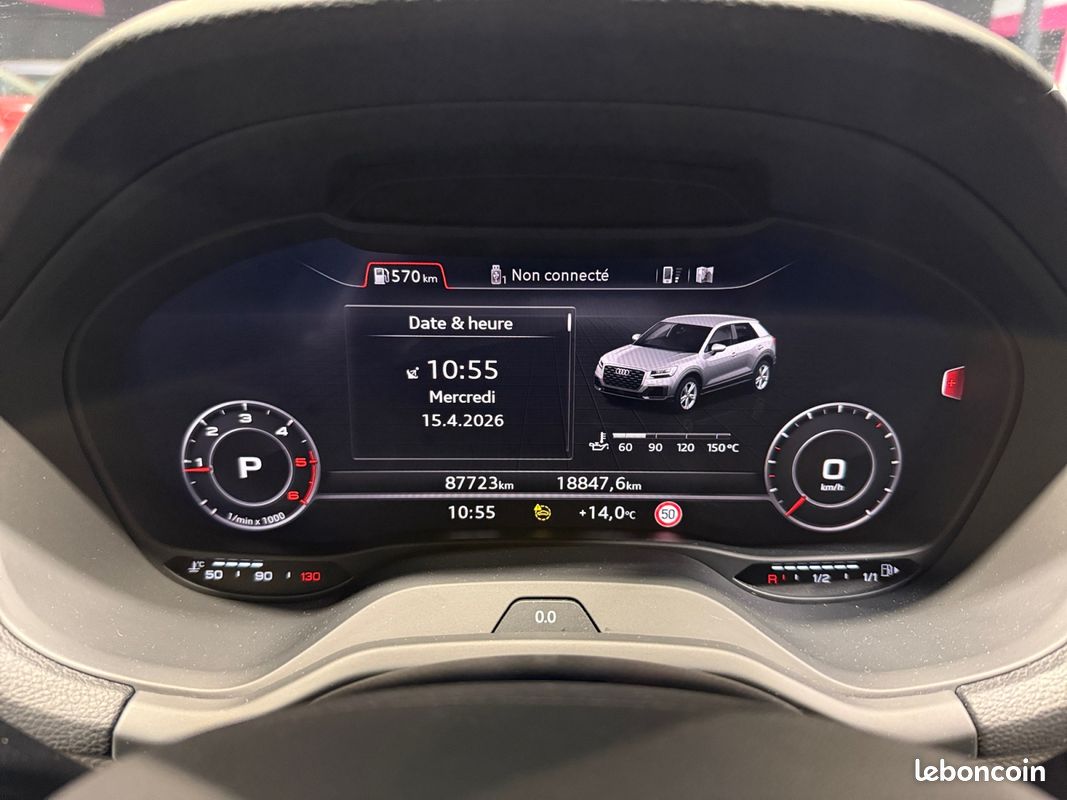 AUDI Q2 30 TDI 116ch DESIGN S TRONIC Garantie 12 mois Virtual cockpit Sièges chauffant (image 14)