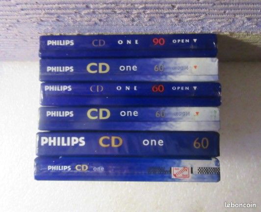 Lot De 26 Cassettes Audio Philips C60 Et C90 (Ferro / Ultra Ferro) – Neuves Sous Blister, Enregistrables