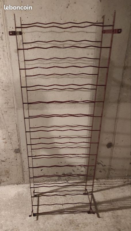 Casier à bouteilles en métal – capacité 70 bouteilles – cave / stockage vin (image 3)