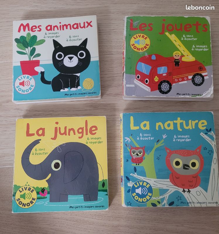 Lot de 4 livres sonores bébé (image 1)