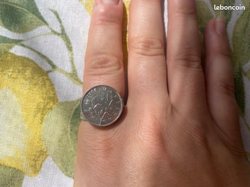 Bague artisanale avec pièce croate 20 Lipa – modèle unique (image 1)
