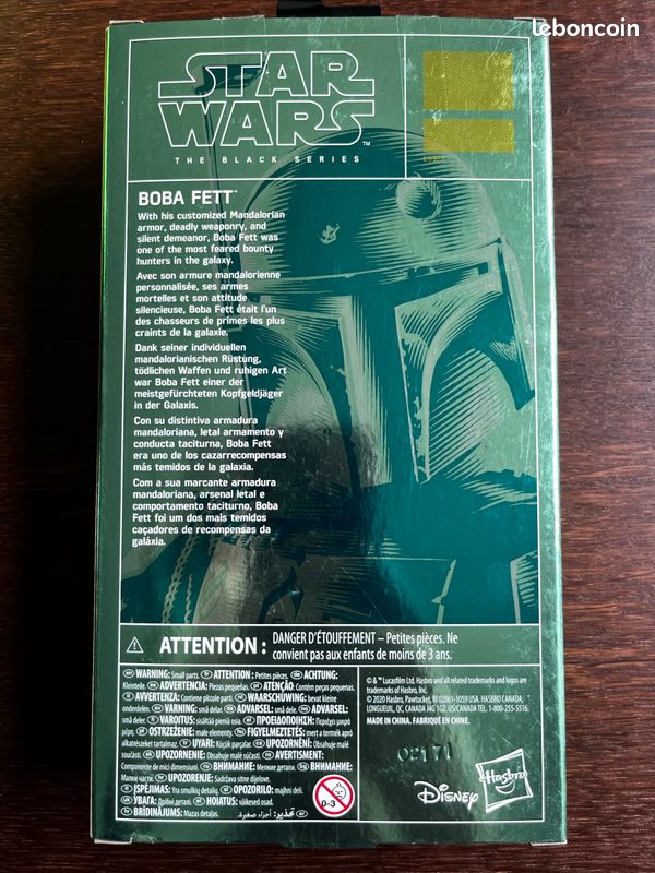 Figurine Boba Fett - Hasbro - Black Series Carbonized / Graphite (image 5)