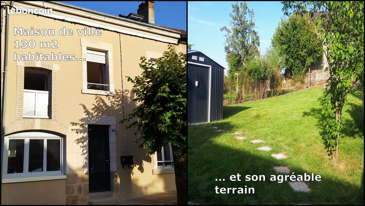 Maison 5 pièces 130 m² · à Bessines-sur-Gartempe · 130 m² · 800 €/mois