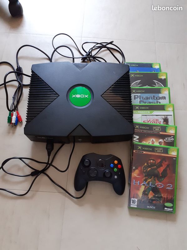 XBOX 1ère génération + 6 jeux (image 1)