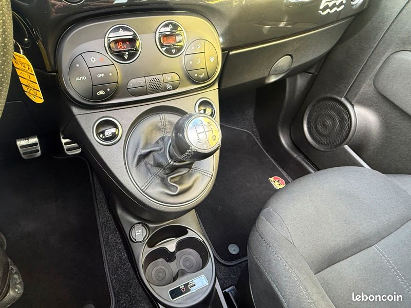Abarth 500 595 1.4 145 TO GPS Radar Régul Clim auto Gtie 1 a (image 15)