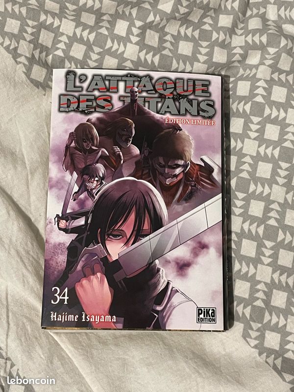 L’attaque des titans tome 34 édition limitée (image 1)