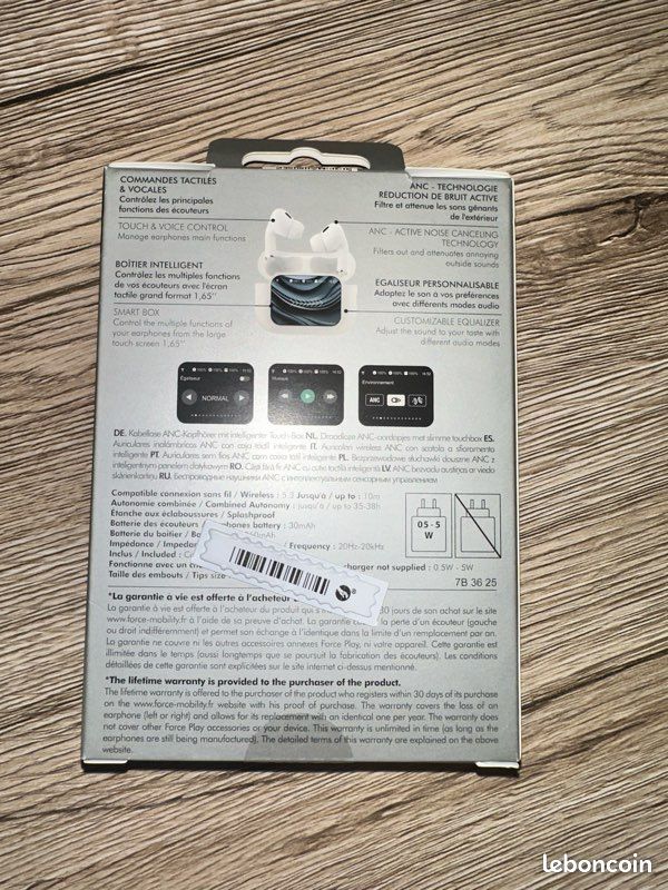 Écouteurs sans fils avec écran XL (image 2)