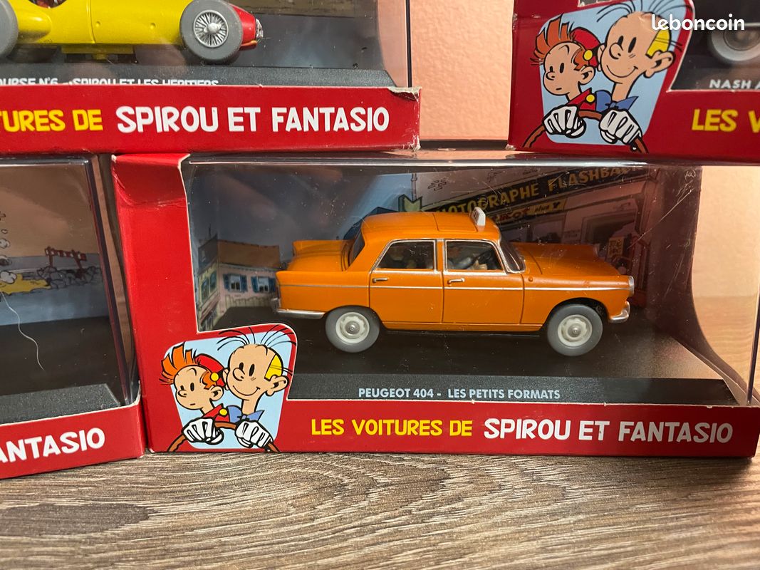 15 Figurines voitures personnages Spirou (image 14)