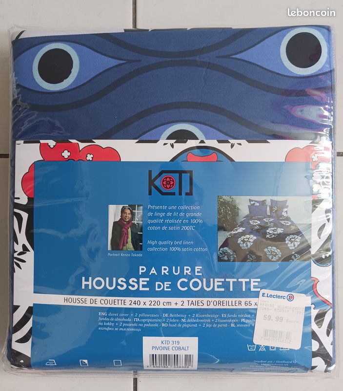 Housse de Couette Bleu NEUVE (image 2)