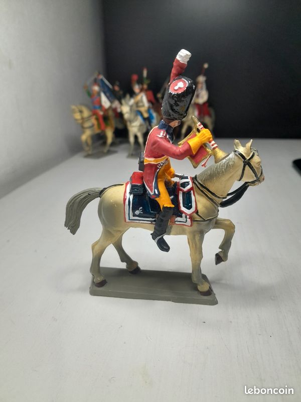 Figurine Starlux - Cavalier Officier Général Du Premier Empire - 54mm - Réf. 8174 - France - Très Bon état