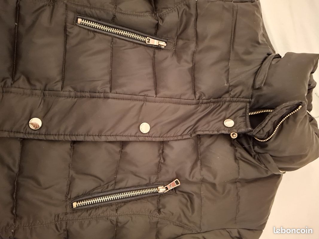 Manteau doudoune Zara Woman S marron chocolat chaud et élégant (image 8)