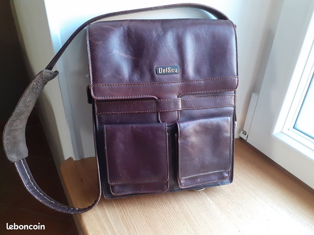 Sac Homme Cuir DELSEY Accessoires Bagagerie