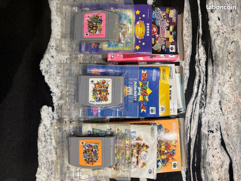 Lot Mario Party 1 + 2 + 3 - Nintendo 64 ( Import japonais ) (image 2)
