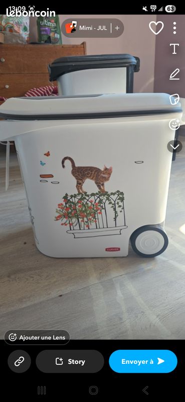 Conteneur à croquettes chien/chat CURVER (image 3)