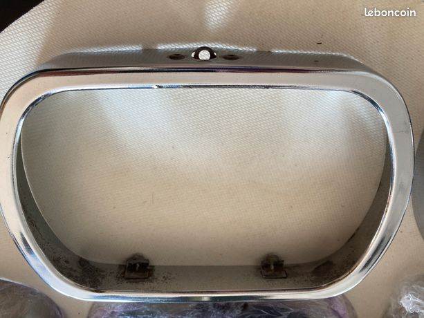 VERRE ET CERCLAGE chromé phare equilux Marchal moto peugeot motobecane