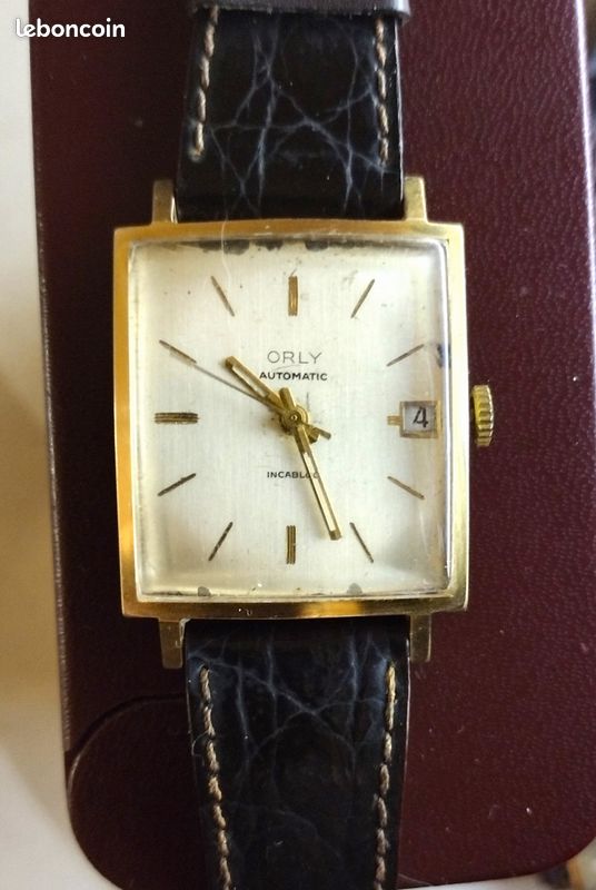 Cadran De Montre Plat Gris 28mm - Pour Montre Automatique - Référence FE 3611 - Neuf Sans Étiquette