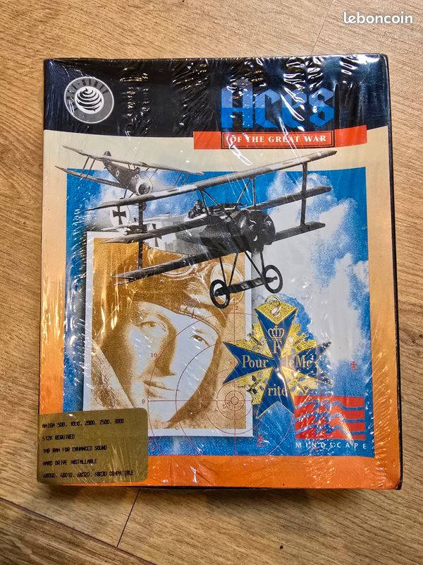 Aces of the Great War, Mindscape (Amiga) sous blister (image 1)