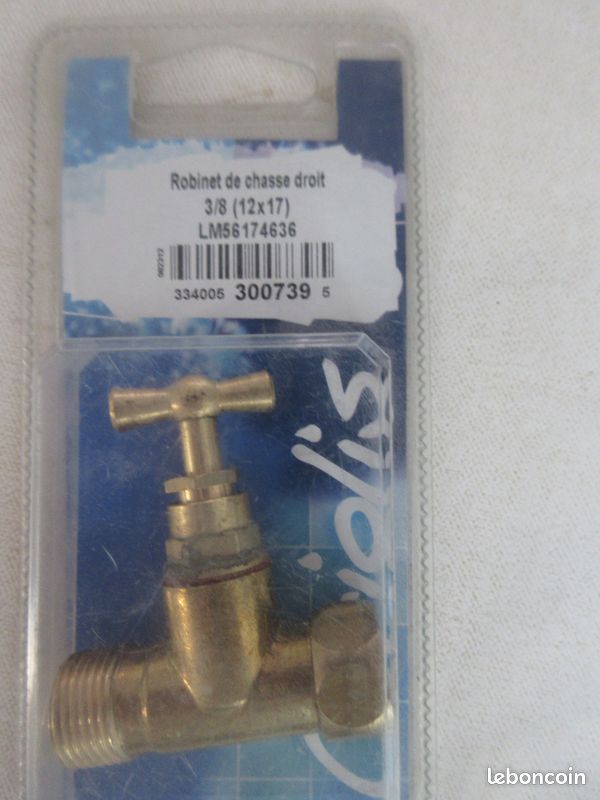 Robinet Chasse d'eau WC 3/8 ( 12/17 ) (image 1)