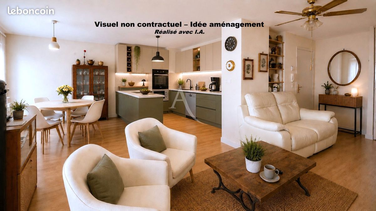 Appartement 3 pièces 64 m² · à Cergy · 64 m² · 210 000 €