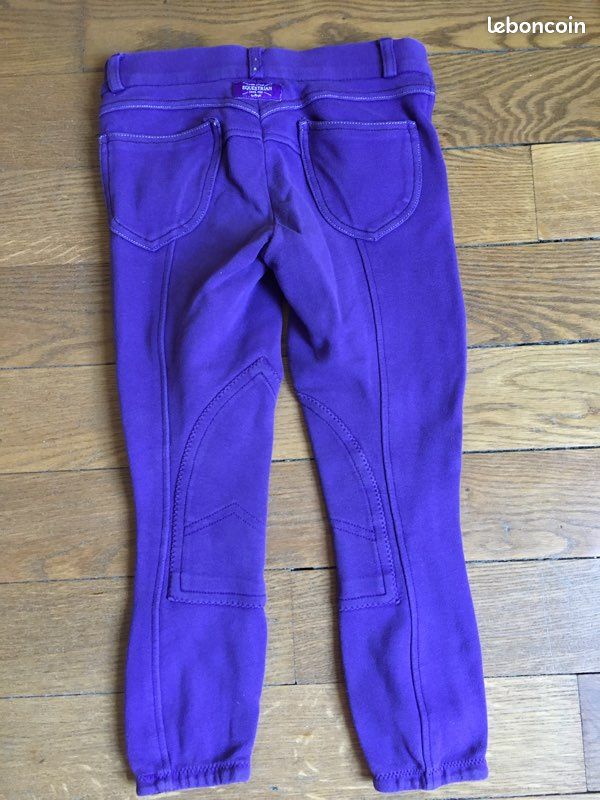 Pantalon équitation 6 ans - 120cm - violet (image 2)