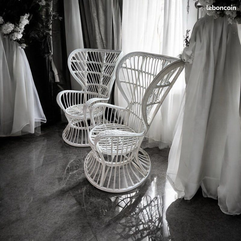 Fauteuils rotin (image 2)