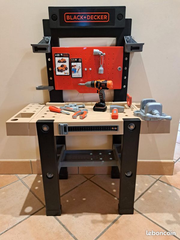 Atelier de bricolage Smoby Etabli Black + Decker - Atelier de bricolage