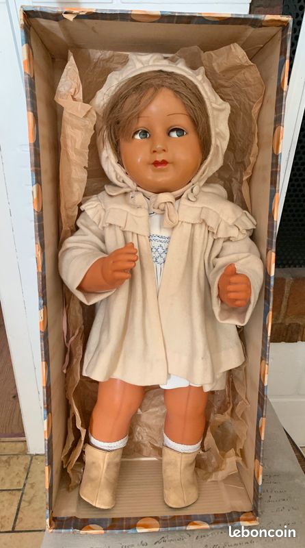 BEAU BAIGNEUR/POUPON SNF ancien François 62 cm en celluloïd EUR 72,00 - FR