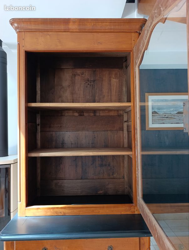 Meuble argentier en 2 parties -vitrine et meuble bas (image 3)
