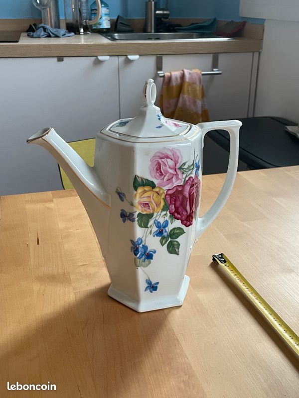 Cafetière en Porcelaine MZ Altrohlau CMR made in czechoslovakia numérotée (image 2)