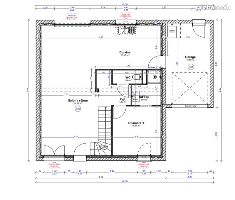 Maison 5 pièces 114 m² · à Sainte-Anne-d'Auray · 114 m² · 1 205 €/mois