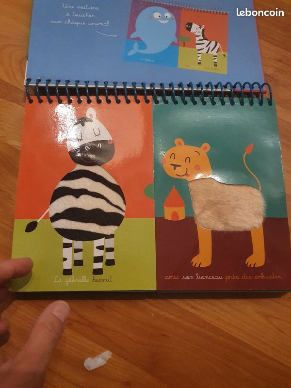 Livre à toucher et à animaux à associer (1er âge ) (image 2)