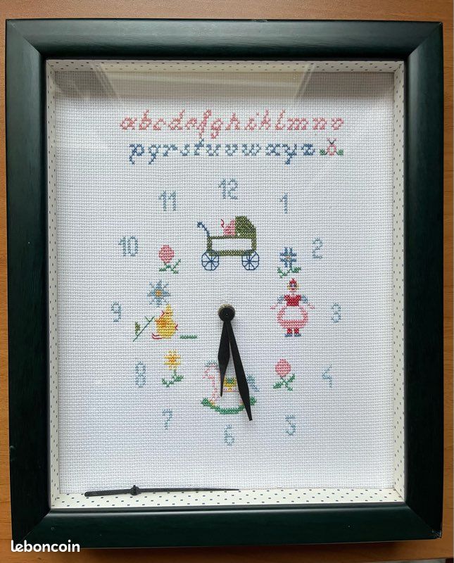 Cadre horloge enfant en état de marche (image 1)
