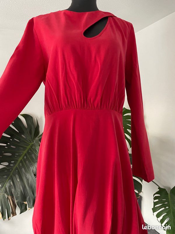Robe COP COPINE Modèle BIFORE - Taille 40 - Noir - Polyester - Neuf Sans étiquettes - Fabriqué Au Portugal