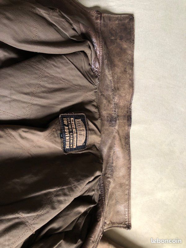 Veste en cuir vintage (image 4)