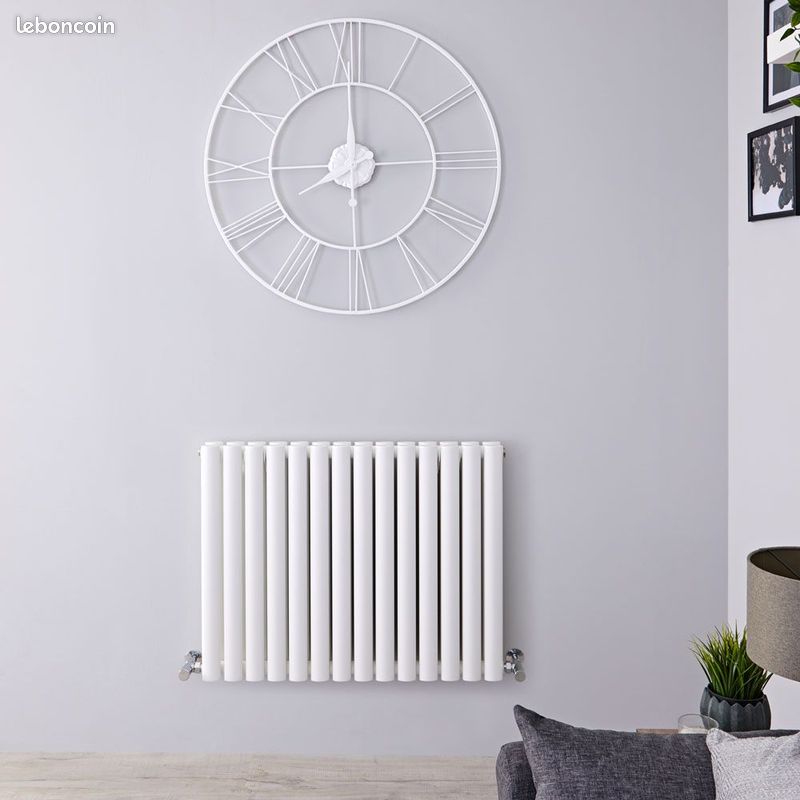 Radiateur Horizontal Bastilipo TLM-2000 - 2000W Châssis Métallique Blanc Avec Thermostat