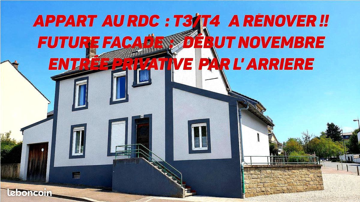 Appartement 3 pièces 87 m² · à Rombas · 87 m² · 135 000 €